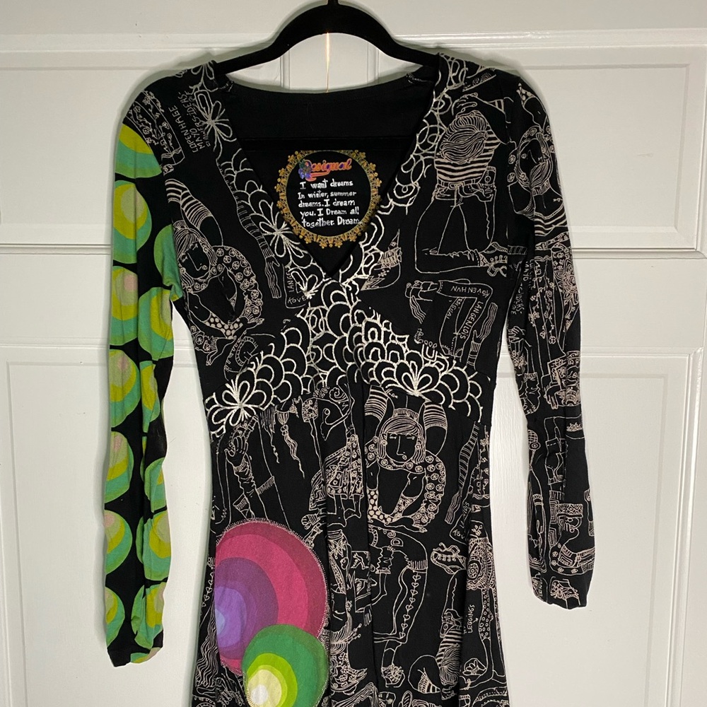 Beautiful colorful Desigual dress -